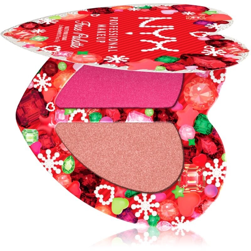 NYX Professional Makeup Face Palette Xmas multipurpose palette shade 02 10 g
