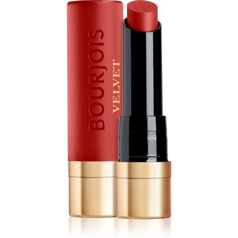 Bourjois Rouge Velvet The Lipstick long-lasting lipstick with matt effect shade 58 Rouge Terra 2.4 g