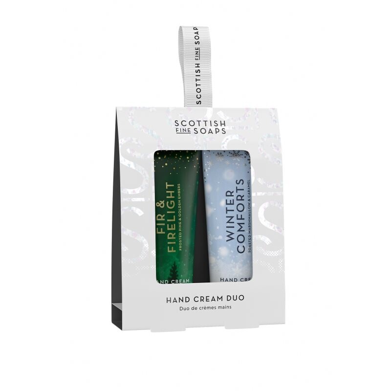 Scottish Fine Soaps Winter Comforts & Fir & Firelight gift set for hands 2x30 ml