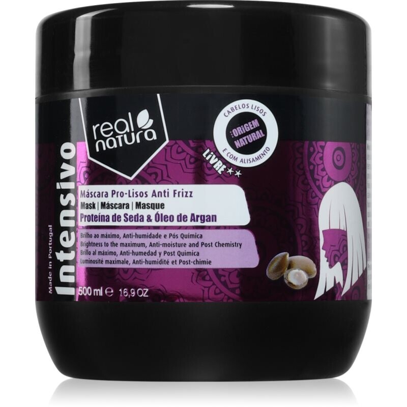 Real Natura Pro - Lisos Anti Frizz hair mask to treat frizz 500 ml