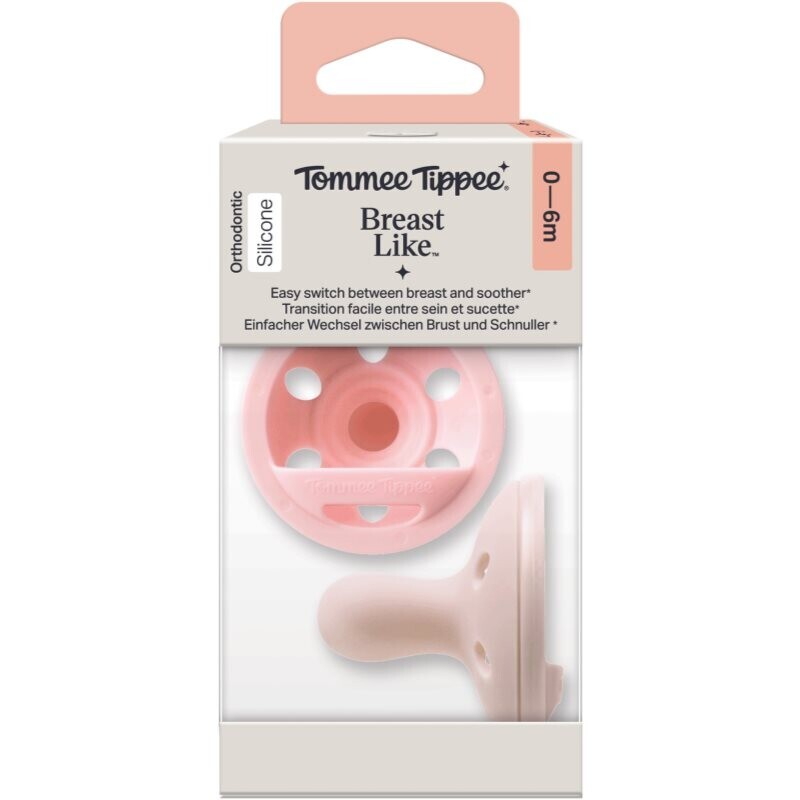 Tommee Tippee Breast-like 0-6 m dummy Girl 2 pc