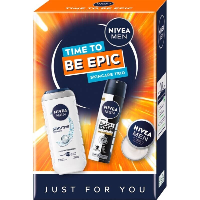 NIVEA MEN Time to Be Epic gift set for the body