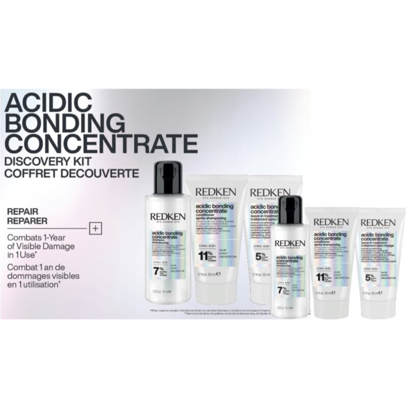 Redken Acidic Bonding Concentrate gift set for damaged and colour-treated hair