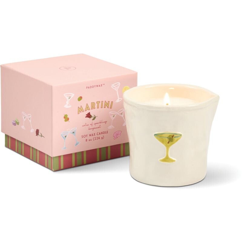 Paddywax Bistro Martini scented candle ceramics 226 g