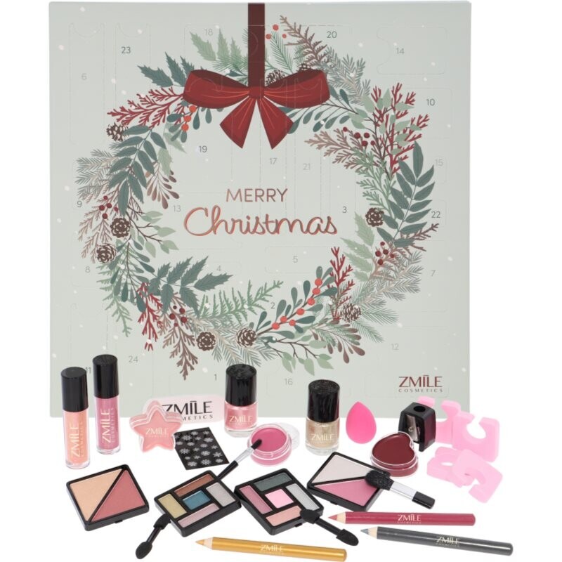 ZMILE COSMETICS Jingle and Glow advent calendar