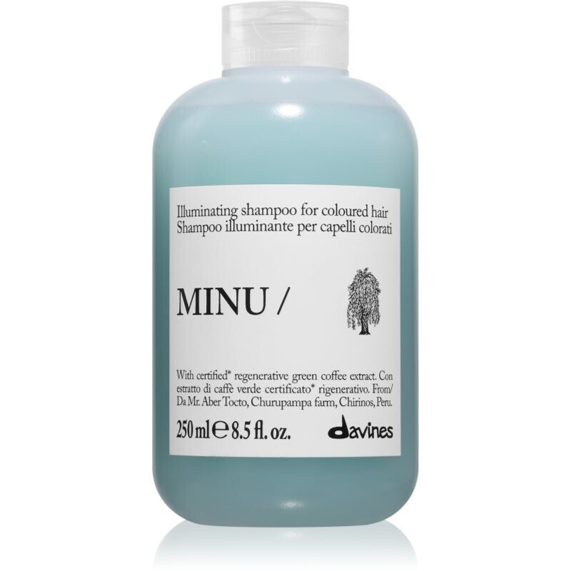 Davines Minu Illuminating shampoo radiance shampoo for colour-treated hair 250 ml