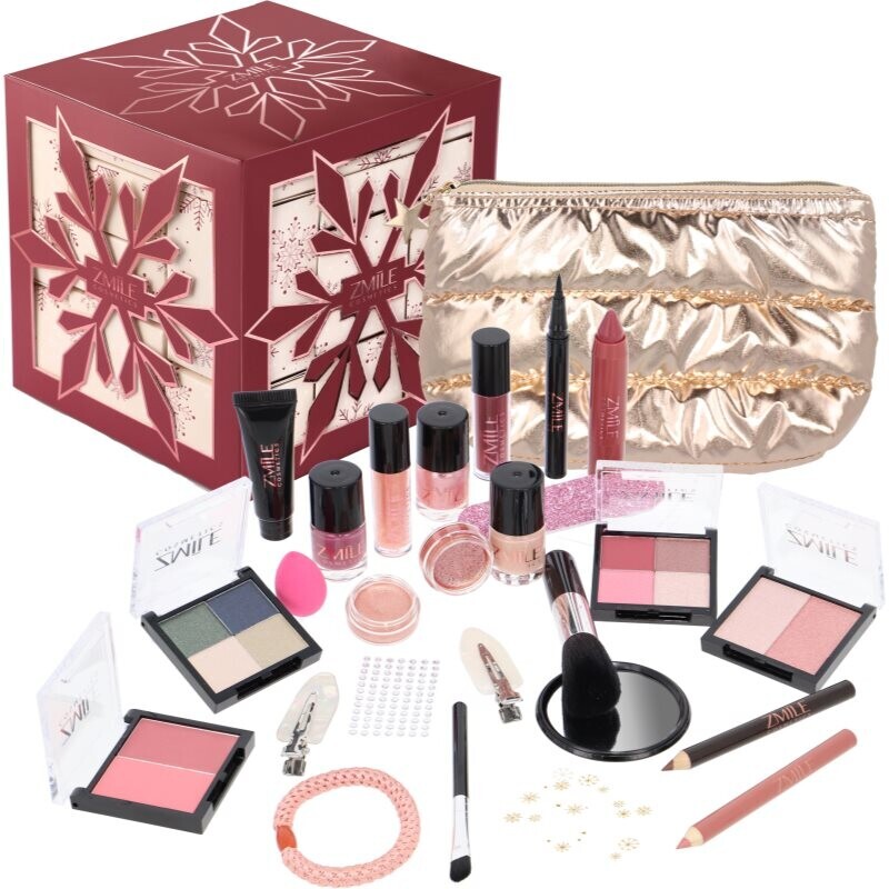 ZMILE COSMETICS Snowflake Puzzle advent calendar Cherry Red