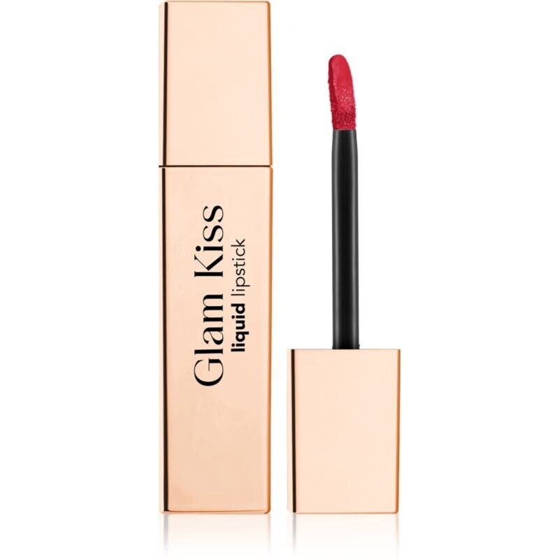 flormar Glam Kiss Liquid Lipstick long-lasting liquid lipstick with high gloss effect shade 007 Crimson Kiss 3.5 ml