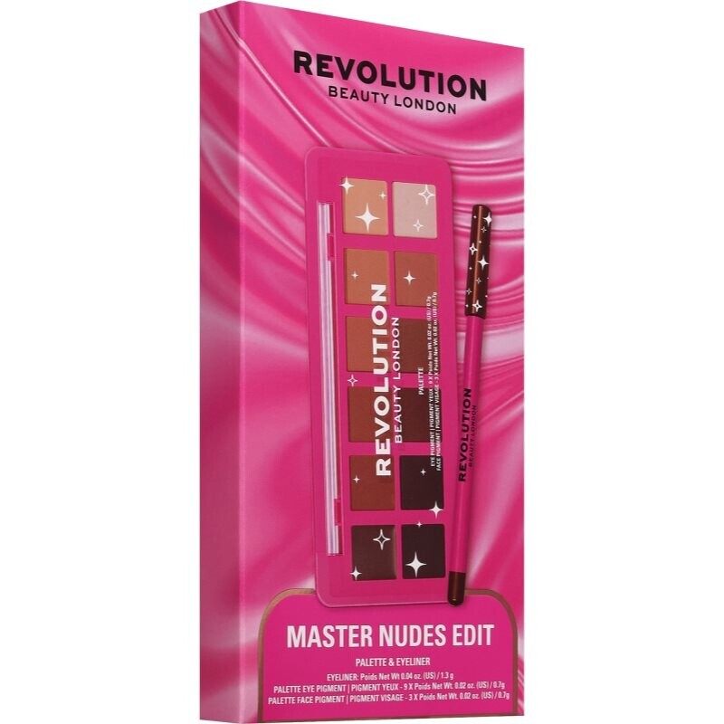 Revolution Master Nudes Edit gift set for the eye area for women 1 pc