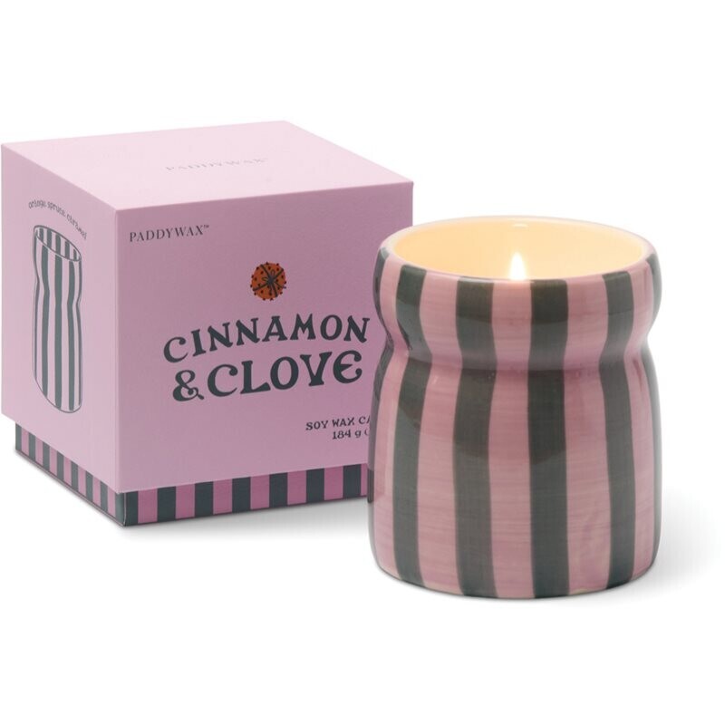 Paddywax Cabana Cinnamon & Clove scented candle ceramics 184 g
