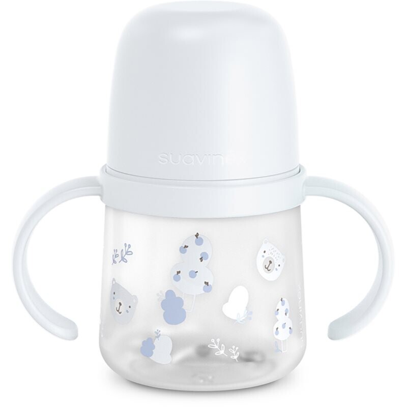Suavinex Wild & Free Bottle With Soft Spout bottle with handles Blue 150 ml