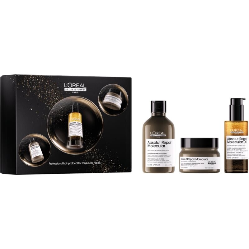L’Oréal Professionnel Serie Expert Absolut Repair Molecular gift set for nourish and shine