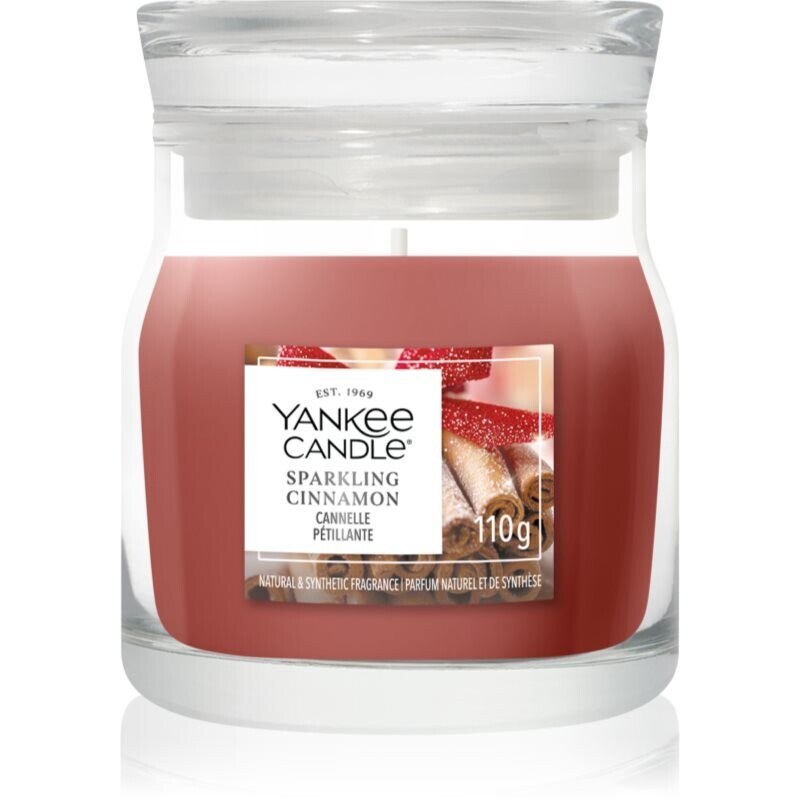 Yankee Candle Sparkling Cinnamon scented candle Signature 110 g