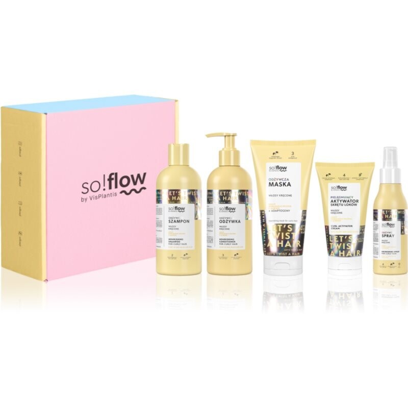 so!flow Daily Curl Refresh Set gift set for curly hair