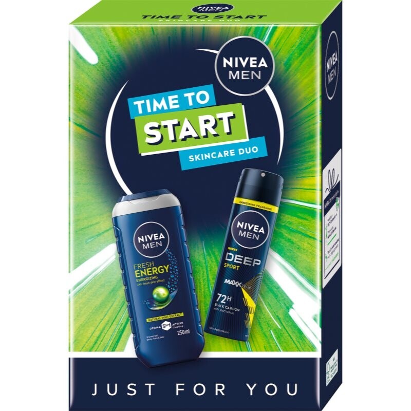 NIVEA MEN Time to Start gift set for the body