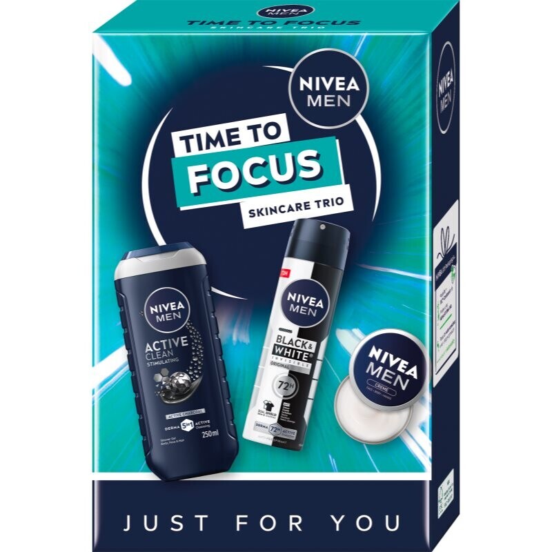 NIVEA MEN Time to Focus gift set for men