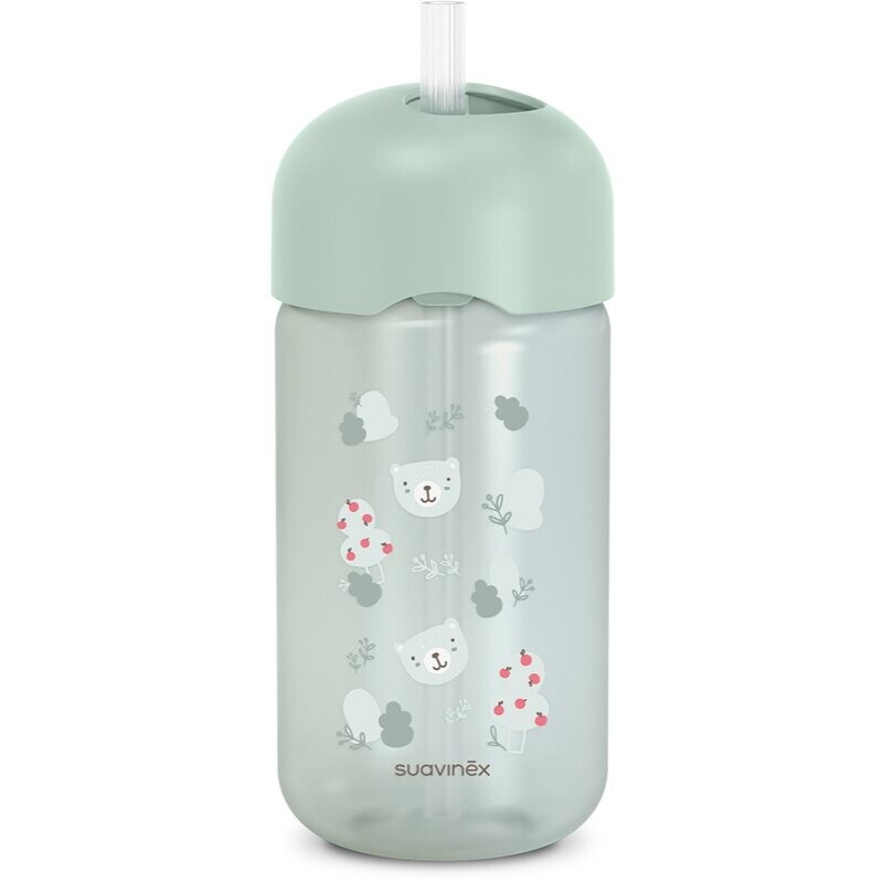 Suavinex Wild & Free Bottle bottle with straw Green 18m+ 340 ml