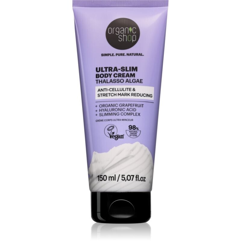 Organic Shop Thalasso Ultra-Slim Body Cream slimming body cream for cellulite and stretch marks 150 ml