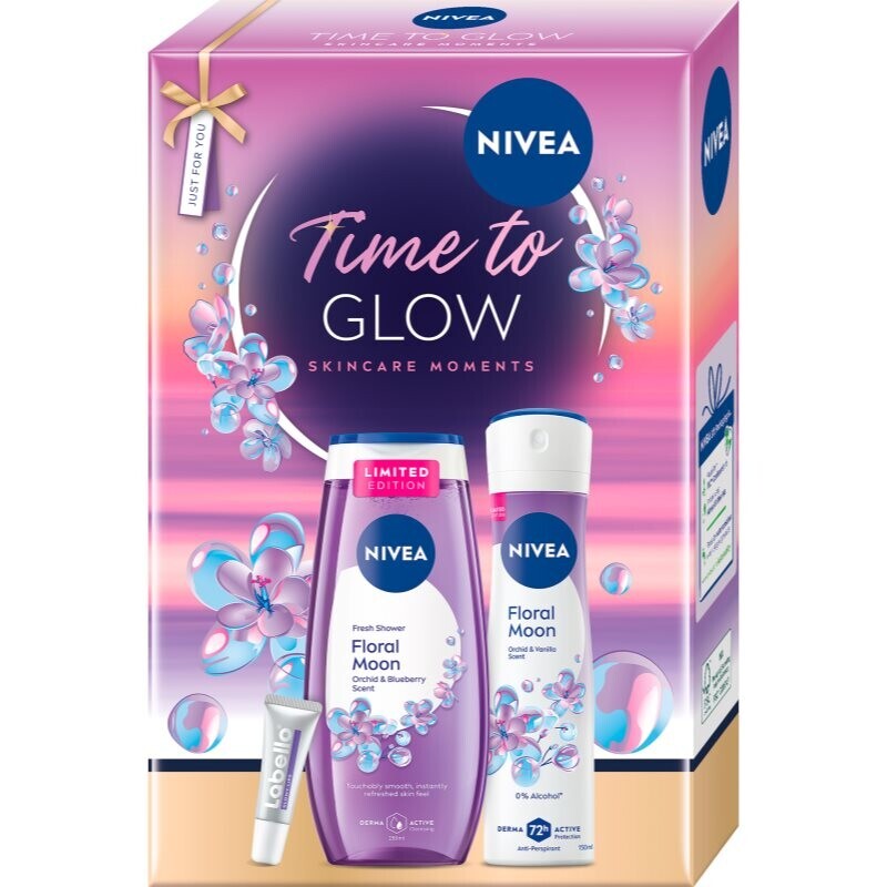NIVEA Time to Glow gift set for radiance and hydration