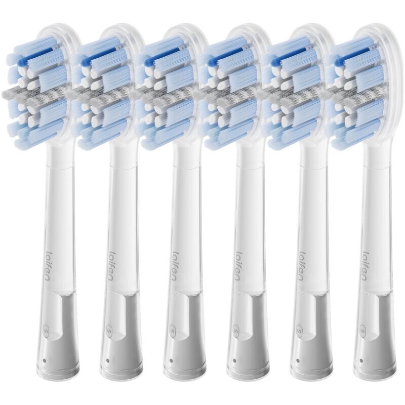 Laifen ProS Pro Plaque Removal toothbrush replacement heads 6 pc