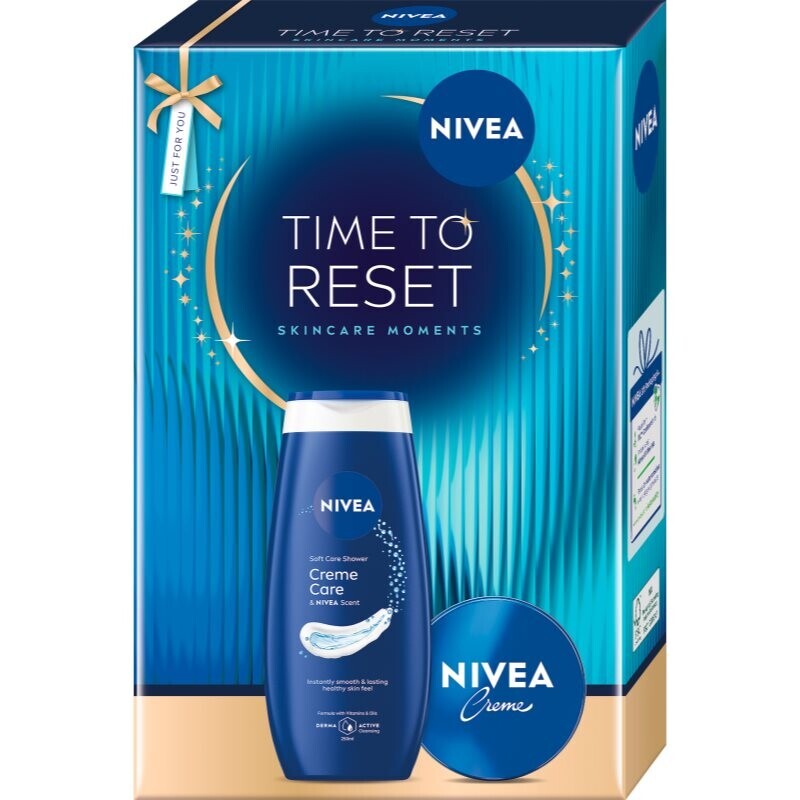 NIVEA Time to Reset gift set with nourishing and moisturising effect