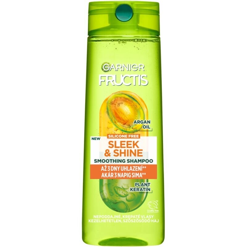 Garnier Fructis Sleek & Shine shampoo for unruly and frizzy hair 250 ml
