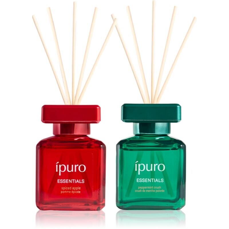ípuro Essentials Season of Treats Peppermint Crush & Spiced Apple gift set 2x50 ml