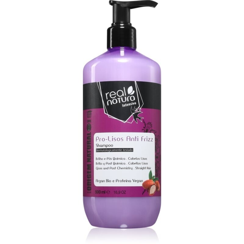 Real Natura Pro - Lisos Anti Frizz shampoo to treat frizz 500 ml