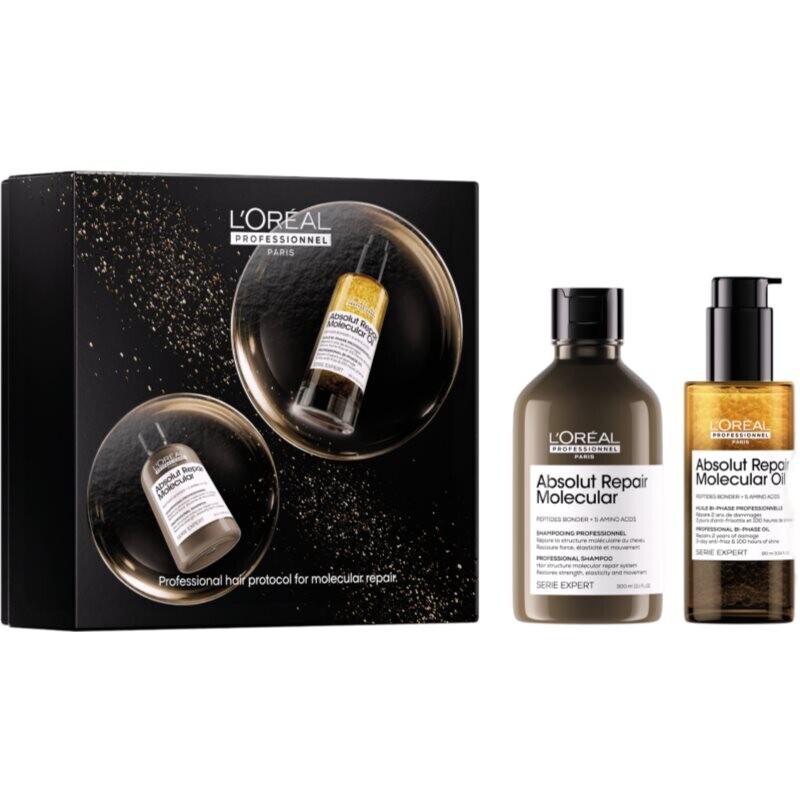 L’Oréal Professionnel Serie Expert Absolut Repair Molecular gift set with nourishing effect