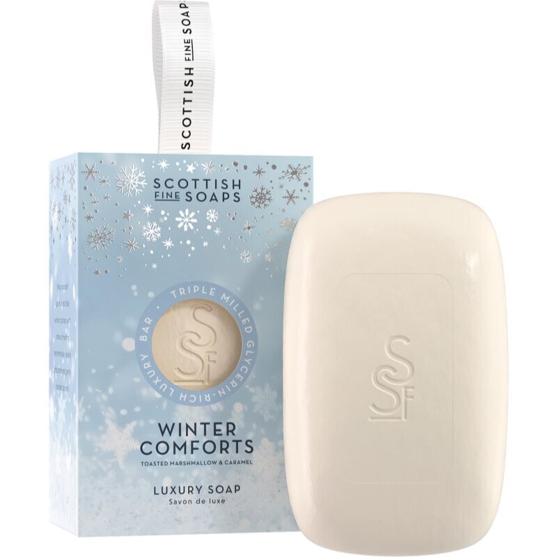 Scottish Fine Soaps Winter Comforts bar soap fragrance Toasted Marshmallow & Caramel 150 g