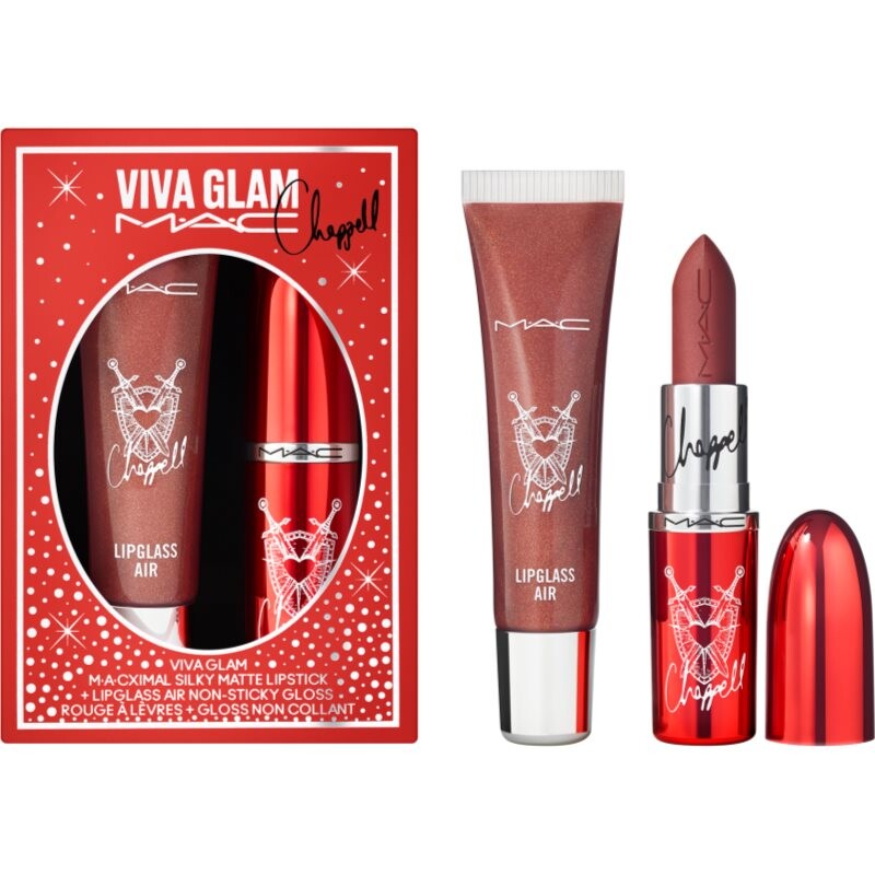 MAC Cosmetics Holiday Viva Glam Lip Duo gift set for lips