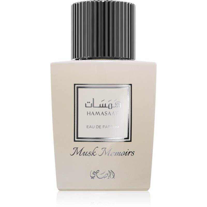 Rasasi Hamasaat Musk Memoirs eau de parfum unisex 100 ml