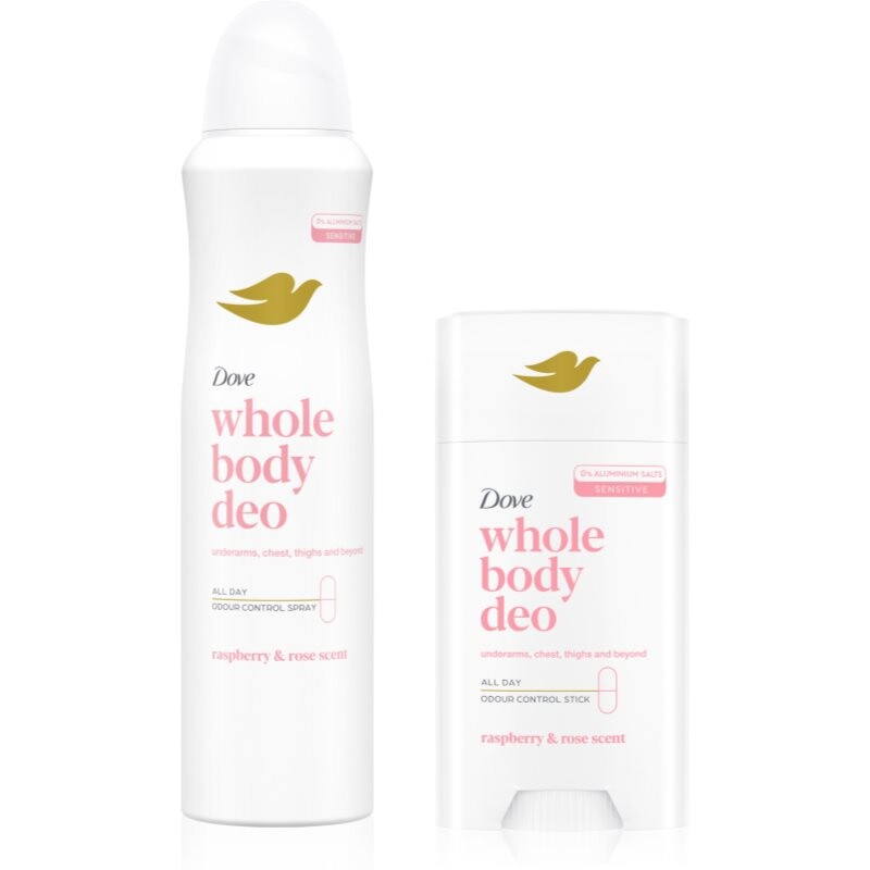 Dove Raspberry & Rose set for the body