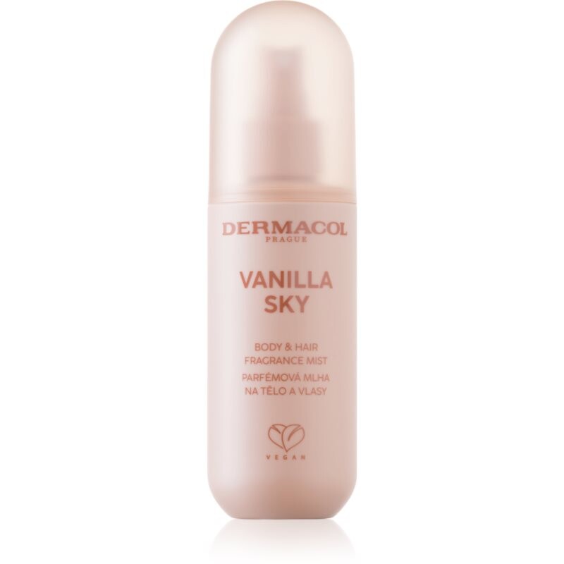 Dermacol Vanilla Sky scented mist for body and hair for women 150 ml