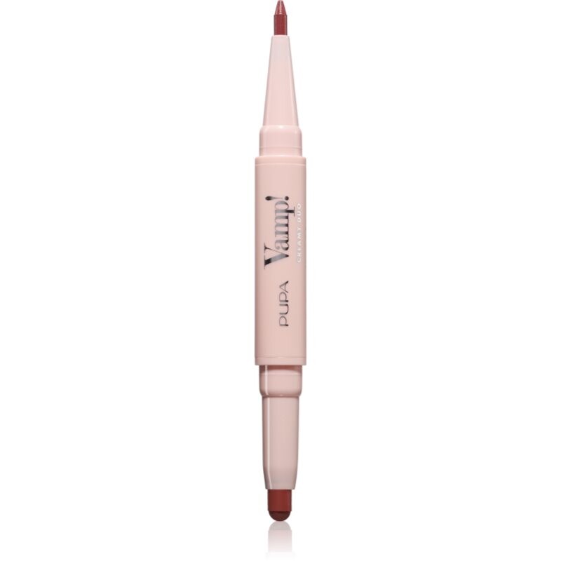 PUPA Milano Vamp! Creamy Duo lipstick and contouring lip liner 2-in-1 shade 017 Timeless Rose 0.8 g