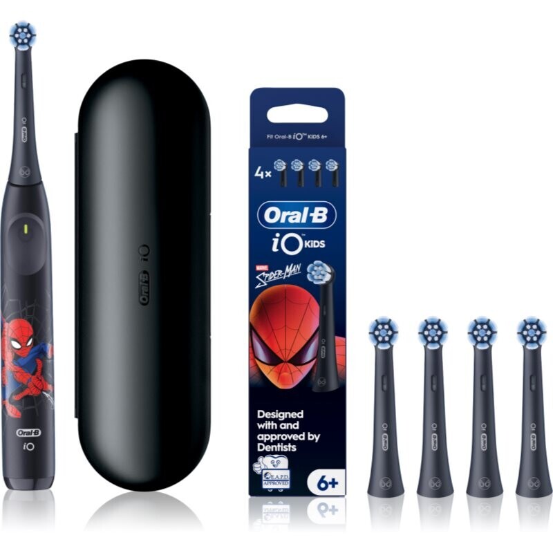 Oral-B iO Kids Marvel Spiderman set of toothbrushes with replacement heads for children