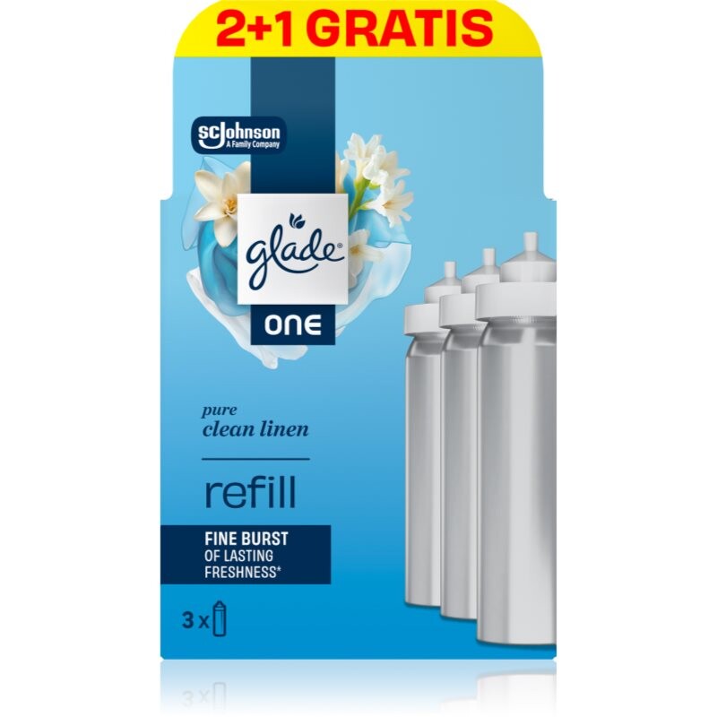 GLADE ONE Pure Clean Linen refill for an air freshener 3x10 ml