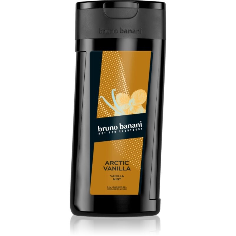 Bruno Banani Arctic Vanilla refreshing shower gel 3-in-1 for men 250 ml