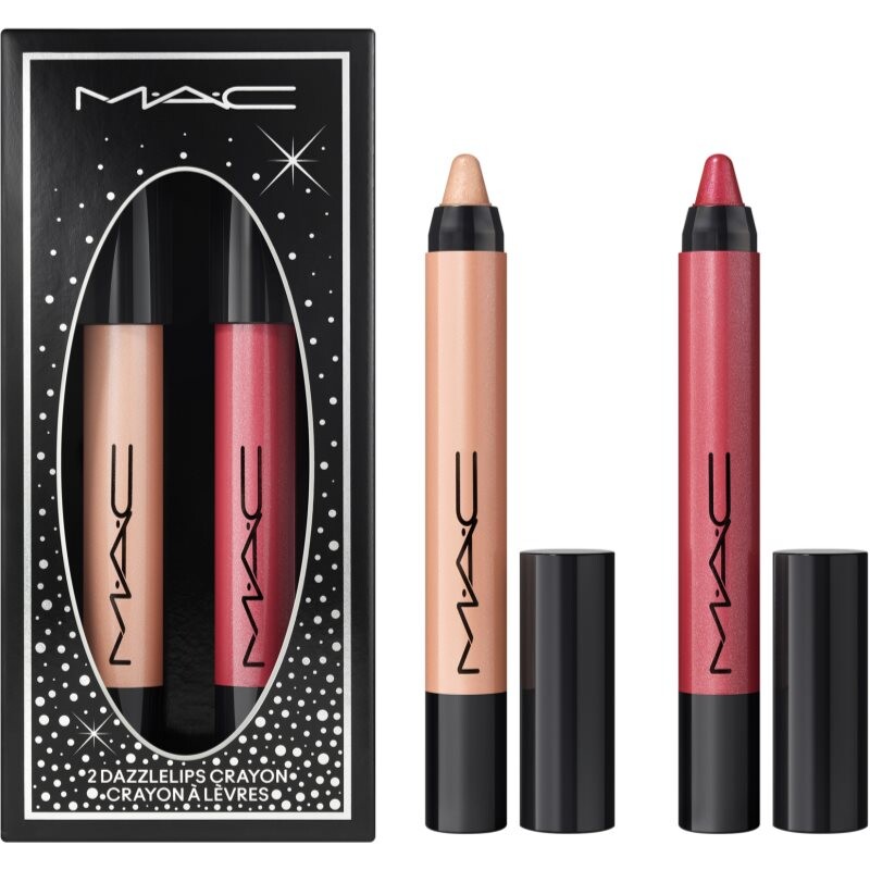 MAC Cosmetics Holiday Decadent Dazzlelips Crayon Duo gift set for lips