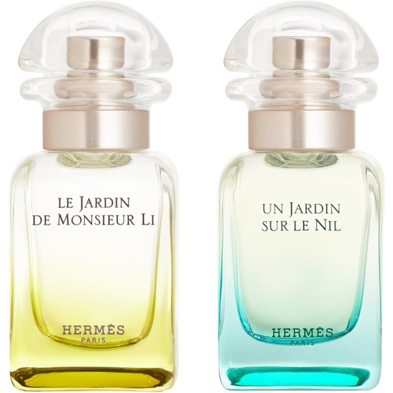 HERMÈS Parfums-Jardins Collection Un Jardin sur le Nil and Le Jardin de Monsieur Li, the fragrance d set unisex