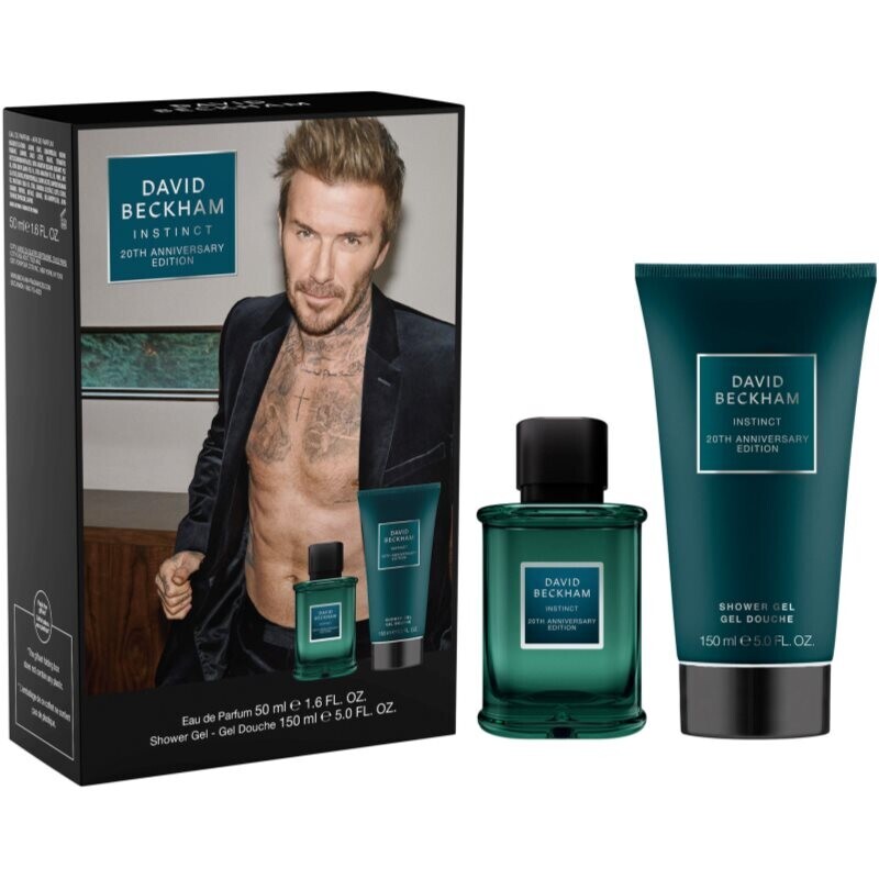 David Beckham Instinct 20th Anniversary Edition gift set for men