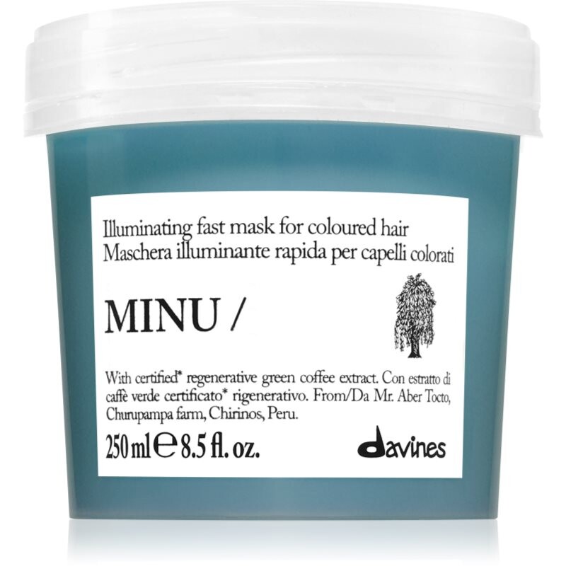 Davines Minu Illuminating Mask radiance mask for colour-treated hair 250 ml