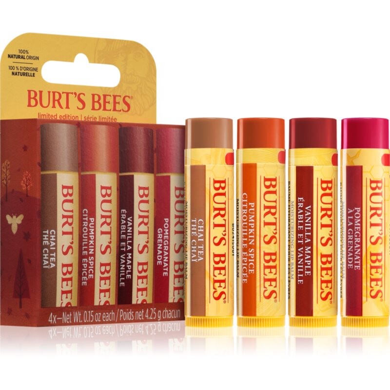 Burt’s Bees Fall Four Pack gift set for lips
