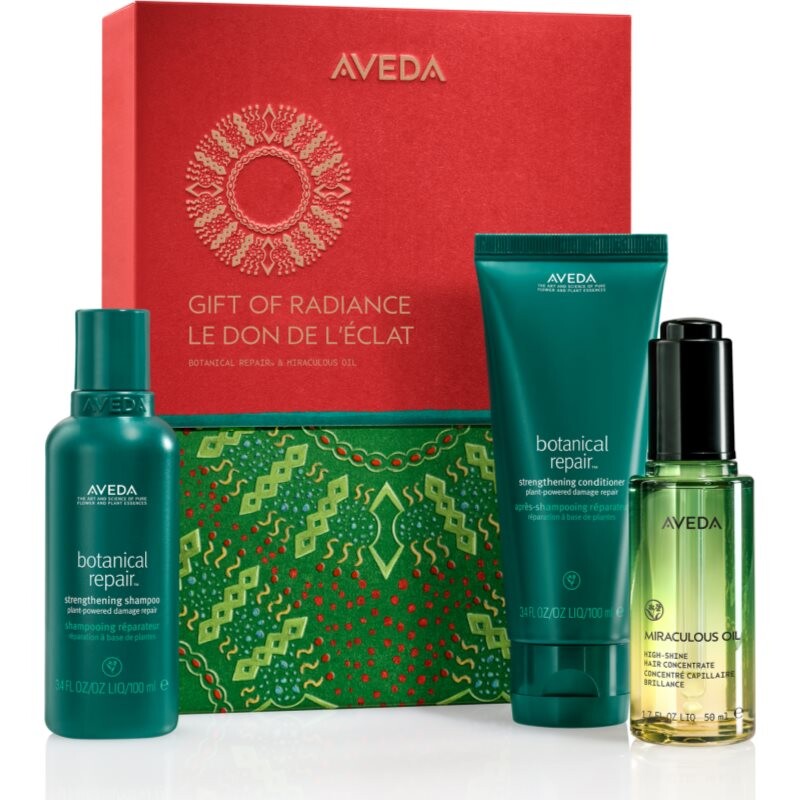 Aveda Holiday Gift of Radiance Botanical Repair™ and Miraculous Oil gift set for hair