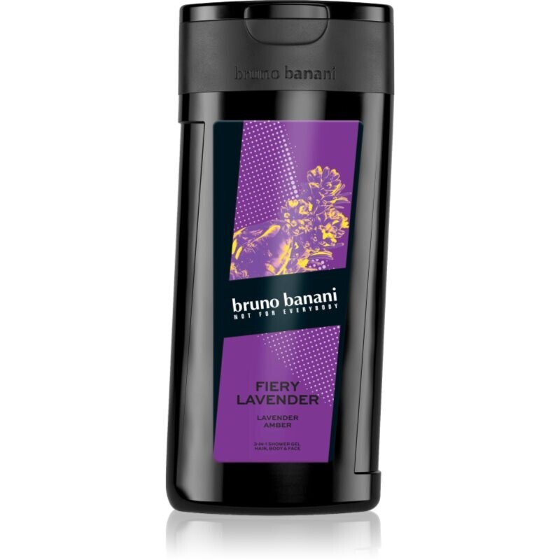 Bruno Banani Fiery Lavender refreshing shower gel 3-in-1 for men 250 ml