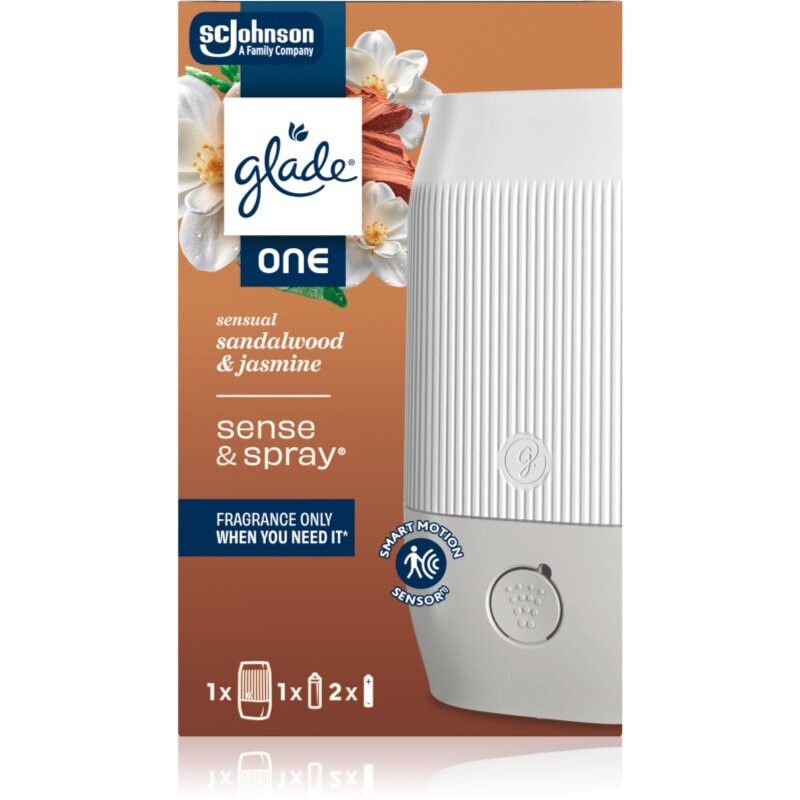 GLADE ONE Sensual Sandalwood & Jasmine automatic air freshener and refill 10 ml