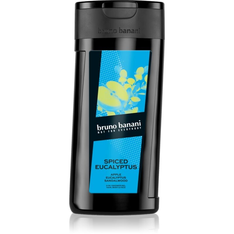 Bruno Banani Spiced Eucalyptus refreshing shower gel 3-in-1 for men 250 ml