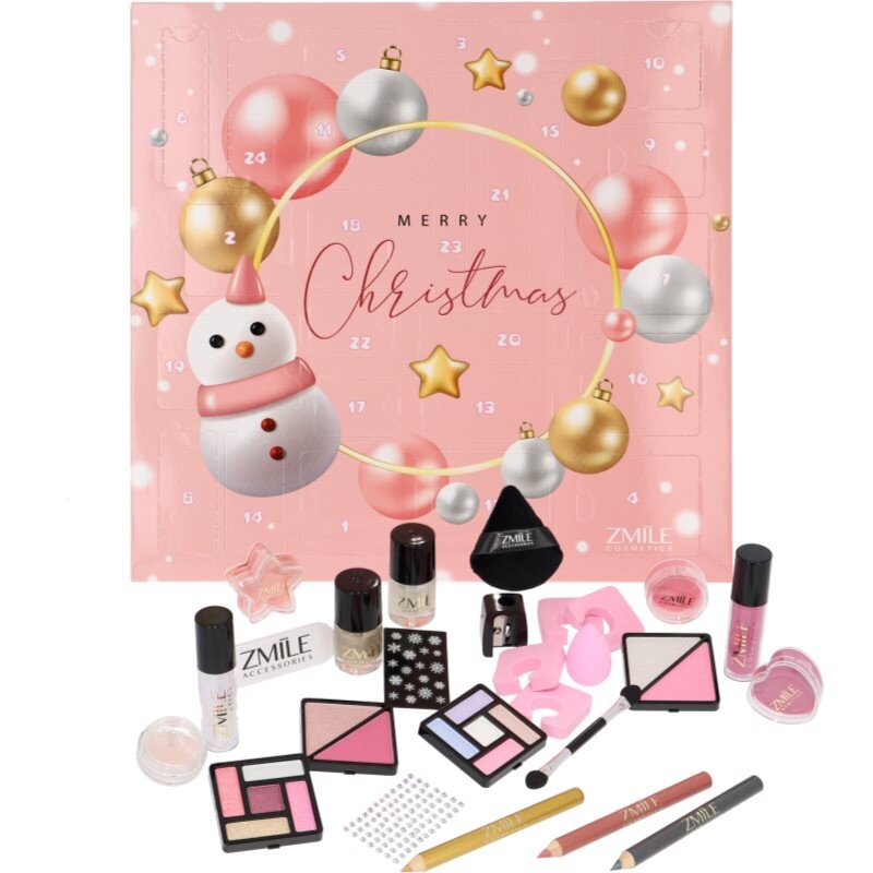 ZMILE COSMETICS Square Snowman advent calendar