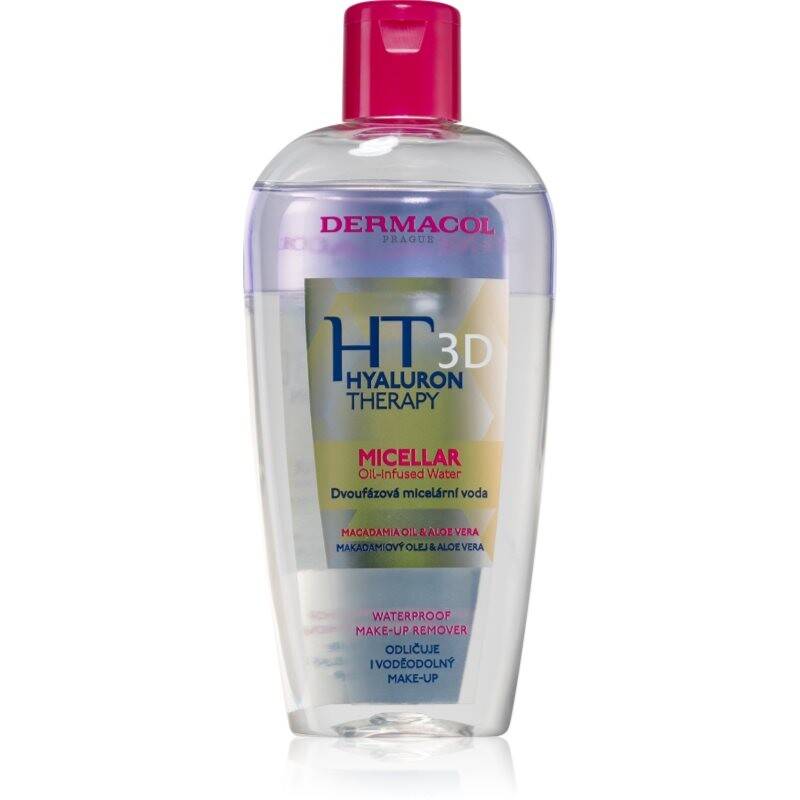 Dermacol Hyaluron Therapy 3D two-phase micellar water with hyaluronic acid 200 ml