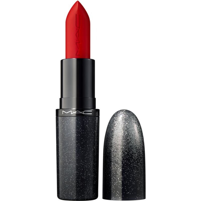 MAC Cosmetics Holiday MACximal Satin Lipstick satin lipstick shade Ruby Woo La La 3.5 g